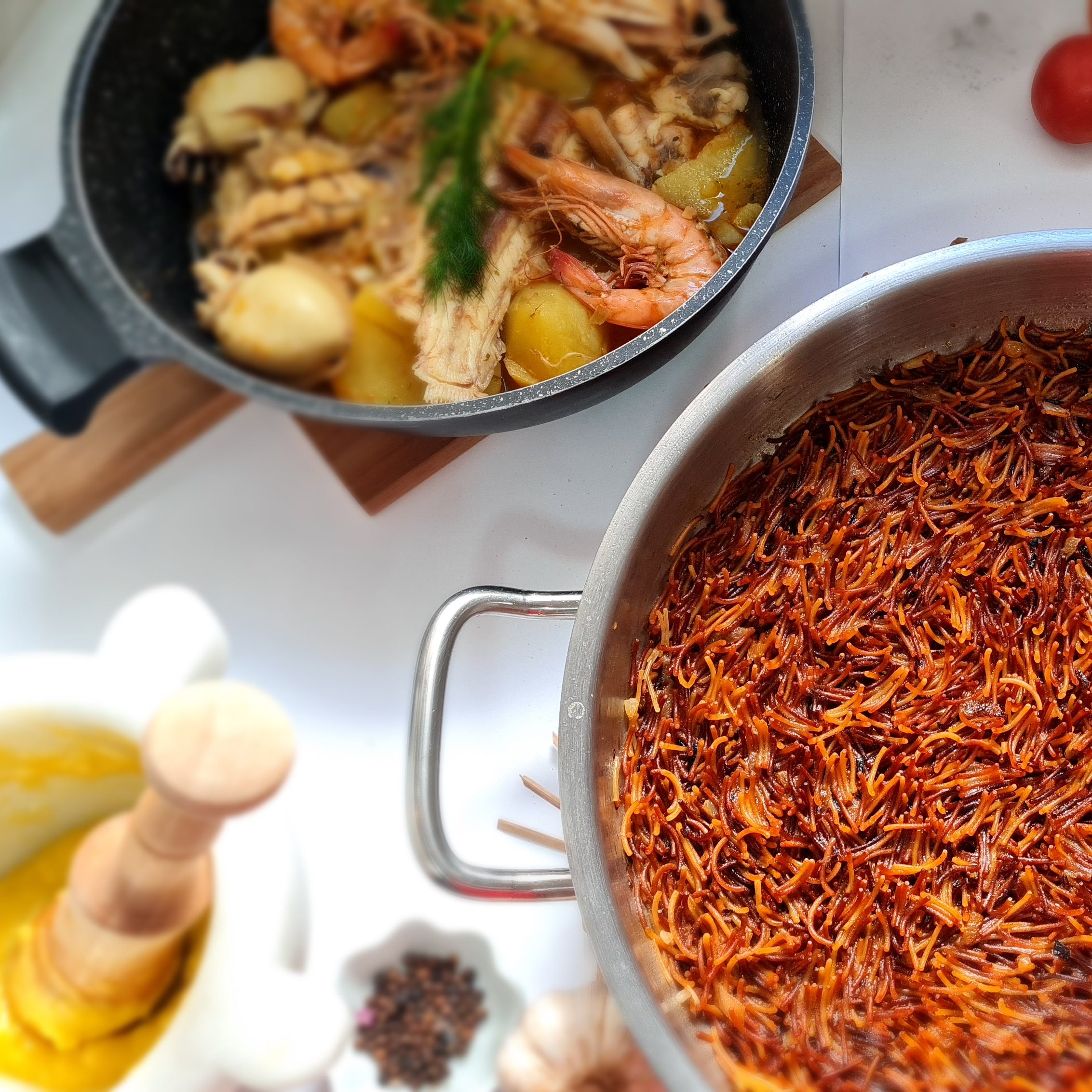 Fideos marineros » Del Caldo «